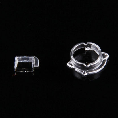100 PCS Transparent Plastic Camera Lens Frame for iPhone 5 & 5S & 5C, 100pcs Camera Frame