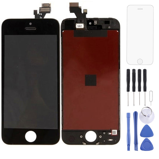 LCD Screen with Frame for iPhone 5, For iPhone 5 Black, For iPhone 5 White