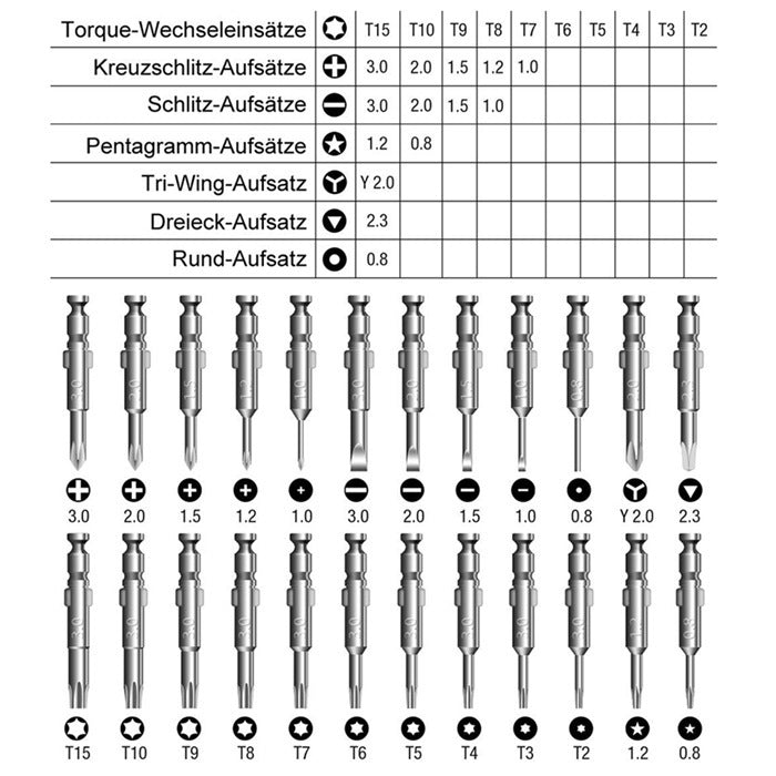 25 in 1 SHE-K Packaging Precision Electronics Screwdriver Set, 25 in 1