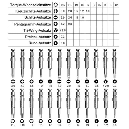 25 in 1 SHE-K Packaging Precision Electronics Screwdriver Set, 25 in 1