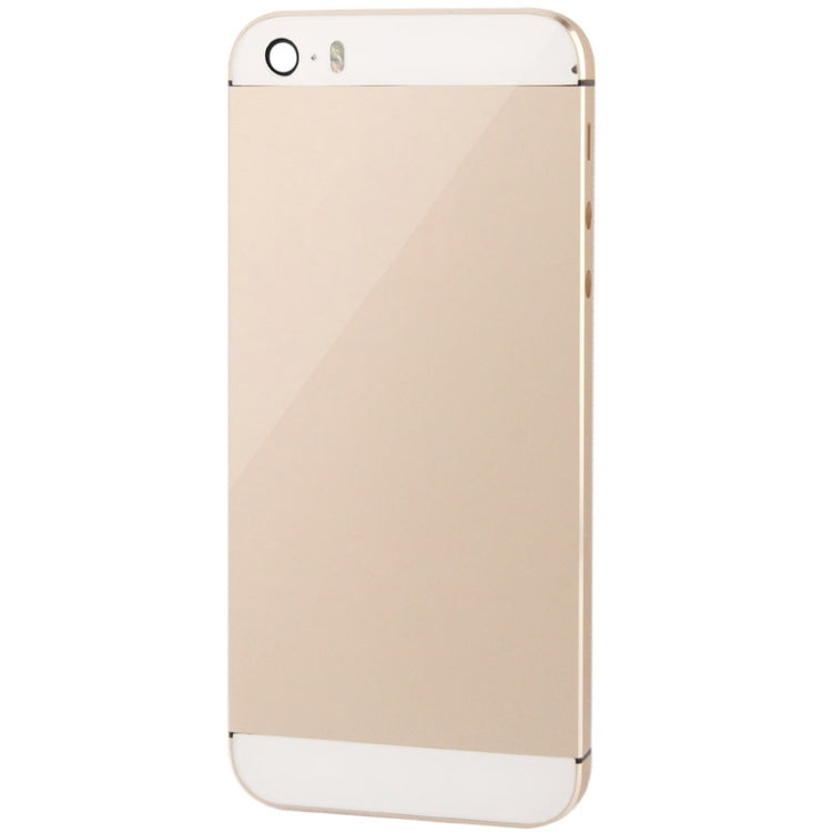 Full Housing Alloy  Back Cover with Mute Button + Power Button + Volume Button + Nano SIM Card Tray for iPhone 5S, For iPhone 5S