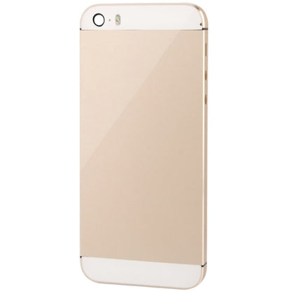 Full Housing Alloy  Back Cover with Mute Button + Power Button + Volume Button + Nano SIM Card Tray for iPhone 5S, For iPhone 5S