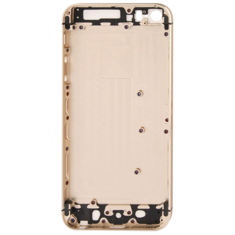 Full Housing Alloy  Back Cover with Mute Button + Power Button + Volume Button + Nano SIM Card Tray for iPhone 5S, For iPhone 5S
