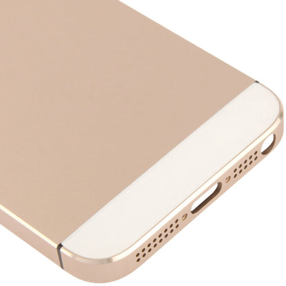Full Housing Alloy  Back Cover with Mute Button + Power Button + Volume Button + Nano SIM Card Tray for iPhone 5S, For iPhone 5S