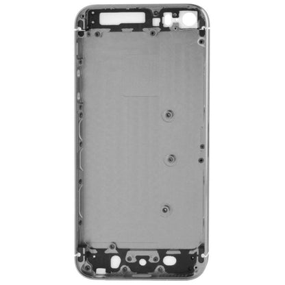 Full Housing Alloy  Back Cover with Mute Button + Power Button + Volume Button + Nano SIM Card Tray for iPhone 5S, For iPhone 5S
