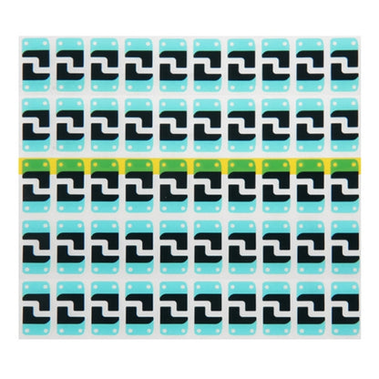 100 PCS for iPhone 6 Home Key Iron Sheet Insulating Cotton Paste Sticker, For 6