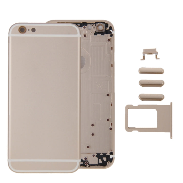 6 in 1 for iPhone 6 Plus (Back Cover + Card Tray + Volume Control Key + Power Button + Mute Switch Vibrator Key + Sign) Full Assembly Housing Cover, For 6 Plus, For iPhone 6 Plus(6 in 1), For iPhone 6 Plus (6 in 1)