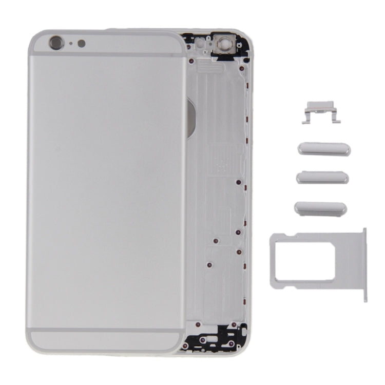 6 in 1 for iPhone 6 Plus (Back Cover + Card Tray + Volume Control Key + Power Button + Mute Switch Vibrator Key + Sign) Full Assembly Housing Cover, For 6 Plus, For iPhone 6 Plus(6 in 1), For iPhone 6 Plus (6 in 1)