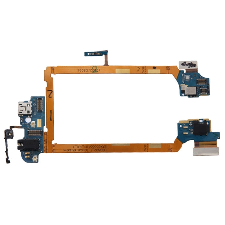 Charging Port Flex Cable for LG G2 / D802, For G2