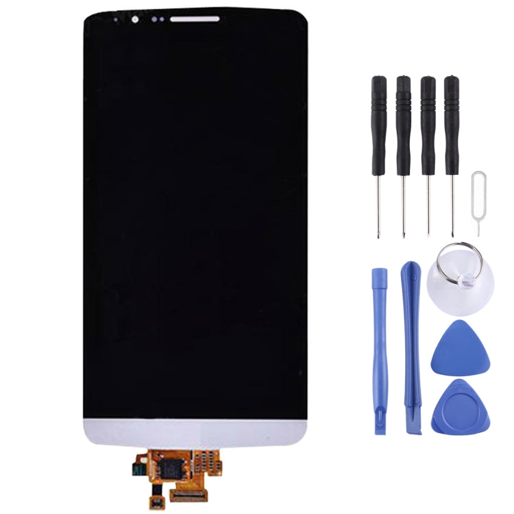 Original LCD Screen and Digitizer Full Assembly for LG G3 / D850 / D851 / D855, For LG G3 / D855(Black), For LG G3 / D855(White), For LG G3 / D855(Gold)
