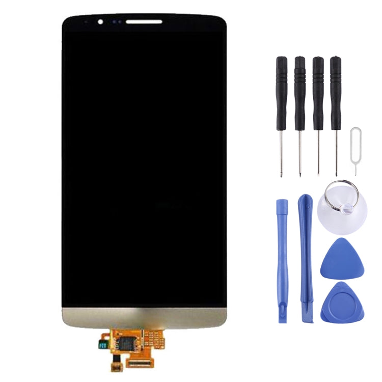 Original LCD Screen and Digitizer Full Assembly for LG G3 / D850 / D851 / D855, For LG G3 / D855(Black), For LG G3 / D855(White), For LG G3 / D855(Gold)