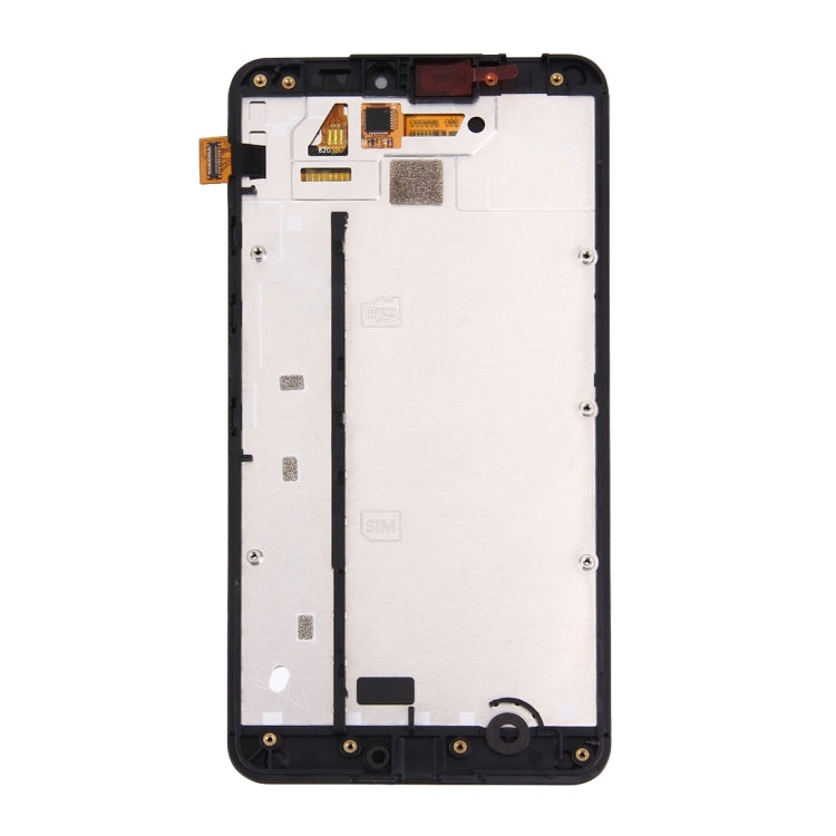 LCD Screen and Digitizer Full Assembly with Frame for Microsoft Lumia 640 XL, For Lumia 640 XL  with Frame Black