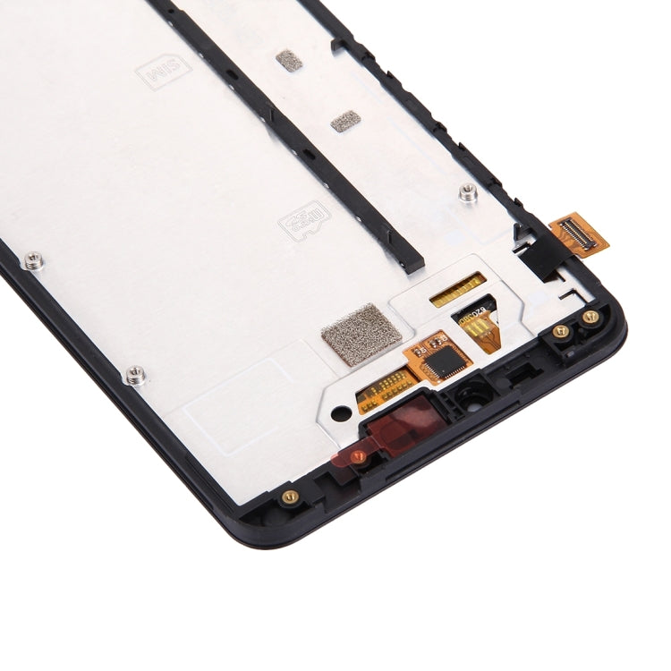 LCD Screen and Digitizer Full Assembly with Frame for Microsoft Lumia 640 XL, For Lumia 640 XL  with Frame Black