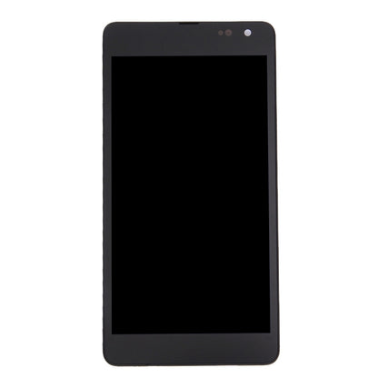 3 in 1 for Microsoft Lumia 535 2C (LCD + Frame + Touch Pad) Digitizer Assembly, For Lumia 535 Black
