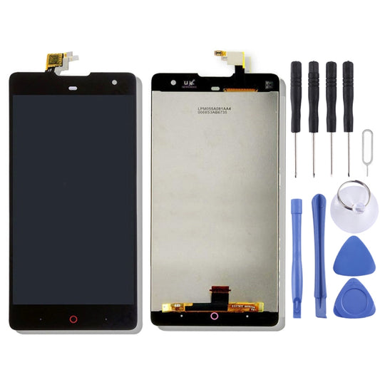 LCD Screen and Digitizer Full Assembly for ZTE Nubia Z7 Max / NX505J(Black), For Nubia Z7 Max / NX505J