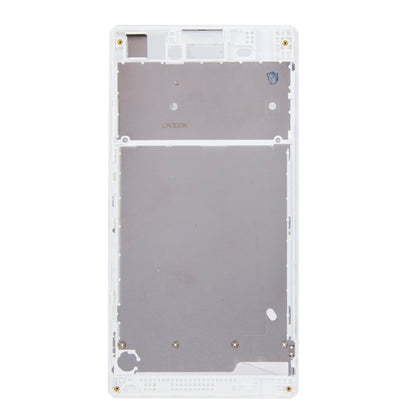 Front Housing  with Adhesive Sticker for Sony Xperia T3, For Xperia T3(White)