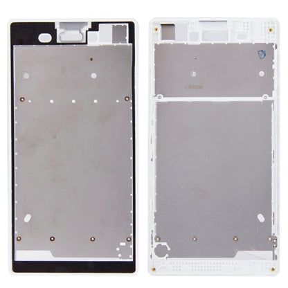 Front Housing  with Adhesive Sticker for Sony Xperia T3, For Xperia T3(Black), For Xperia T3(White)