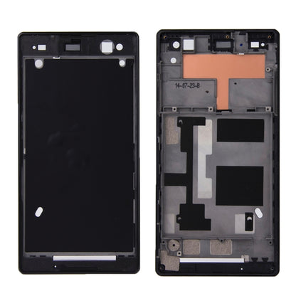Front Housing  with Adhesive for Sony Xperia C3, For Xperia C3(Green), For Xperia C3(Black), For Xperia C3(White)
