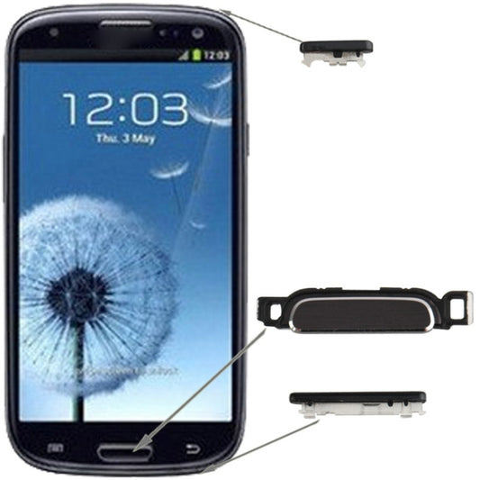 For Galaxy SIII / i9300 High Qualiay Home Key + Power key + Volume key, For Galaxy SIII / i9300
