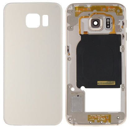 For Galaxy S6 Edge / G925 Full Housing Cover (Back Plate Housing Camera Lens Panel + Battery Back Cover ) , For Samsung Galaxy S6 edge