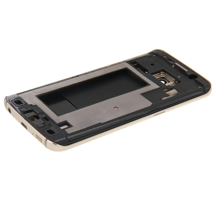 For Galaxy S6 Edge / G925 Full Housing Cover (Front Housing LCD Frame Bezel Plate + Back Plate Housing Camera Lens Panel + Battery Back Cover ) , For Samsung Galaxy S6 edge