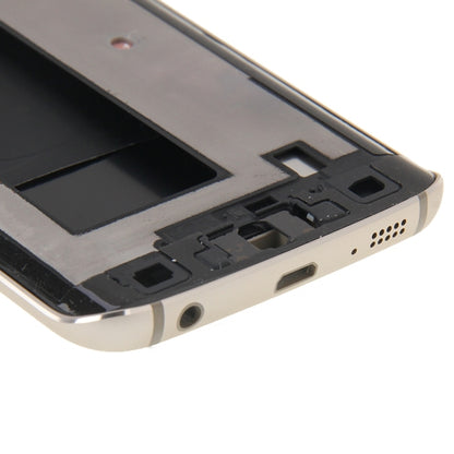 For Galaxy S6 Edge / G925 Full Housing Cover (Front Housing LCD Frame Bezel Plate + Back Plate Housing Camera Lens Panel + Battery Back Cover ) , For Samsung Galaxy S6 edge