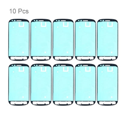 For Galaxy SIII mini / i8190 10pcs Front Housing Panel Adhesive Sticker, For Galaxy SIII mini / i8190