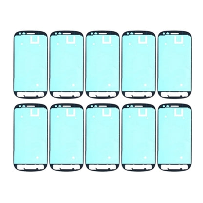 For Galaxy SIII mini / i8190 10pcs Front Housing Panel Adhesive Sticker, For Galaxy SIII mini / i8190