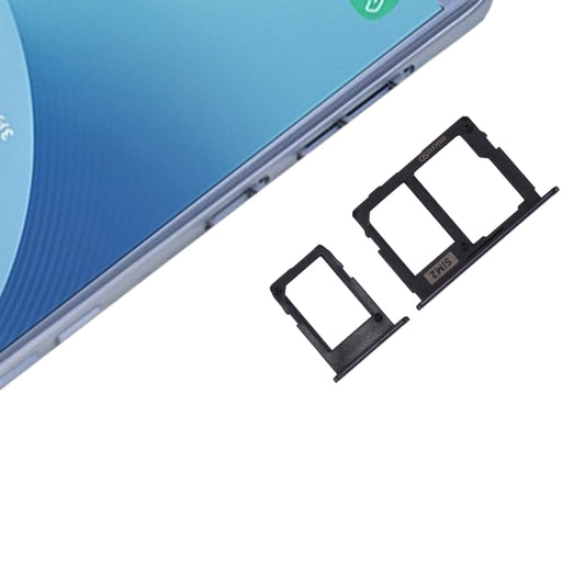 SIM Card Tray + Micro SD Card Tray for Galaxy J3 (2017) Single SIM / J330 & J5 (2017) Single SIM / J530 & J7 (2017) Single SIM / J730, Galaxy J3 (2017) Dual, For Galaxy J730 Dual, For Galaxy J730 Dual SIM, For Samsung Galaxy J330 & J530 & J730 Dual SIM