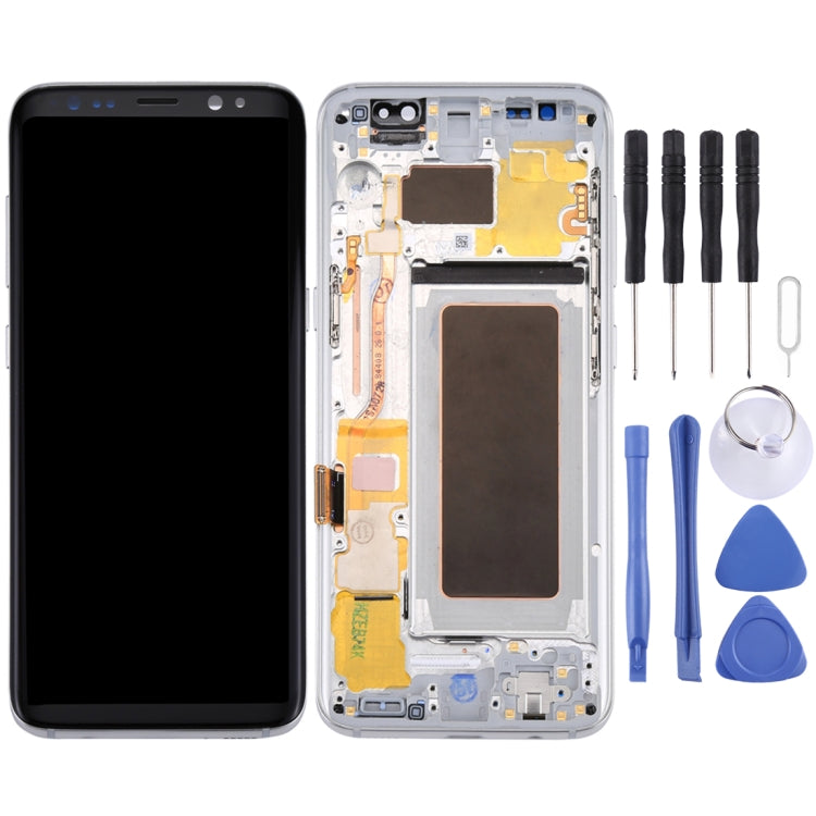 Original LCD Screen + Original Touch Panel with Frame for Galaxy S8 / G950 / G950F / G950FD / G950U / G950A / G950P / G950T / G950V / G950R4 / G950W / G9500, For Samsung Galaxy S8 (Frame), For Samsung Galaxy S8 / G950, For Galaxy S8 (Frame)
