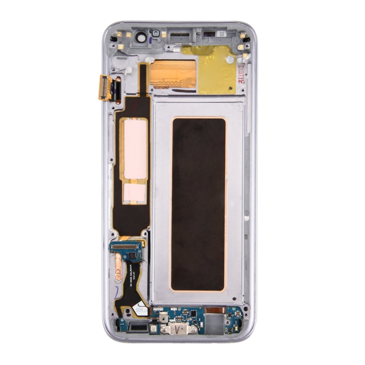 Original LCD Screen and Digitizer Full Assembly with Frame & Charging Port Board & Volume Button & Power Button for Galaxy S7 Edge / G9350, For Galaxy S7 Edge /G9350
