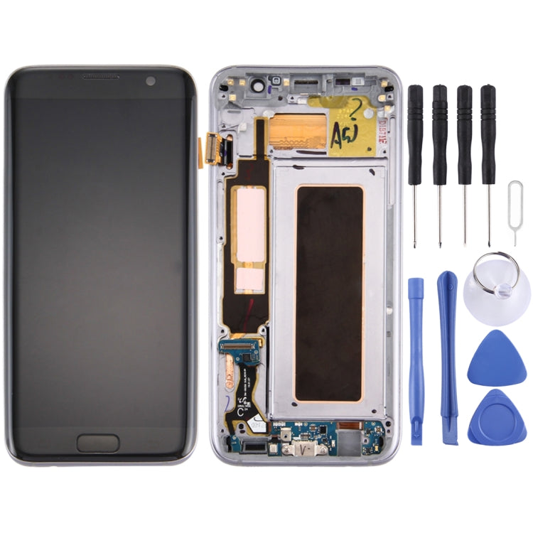 For Galaxy S7 Edge / G935A Original LCD Screen and Digitizer Full Assembly with Frame & Charging Port Board & Volume Button & Power Button, For Samsung Galaxy S7 Edge / G935A, For Galaxy S7 Edge / G935A (Frame), For Galaxy S7 Edge /G935A