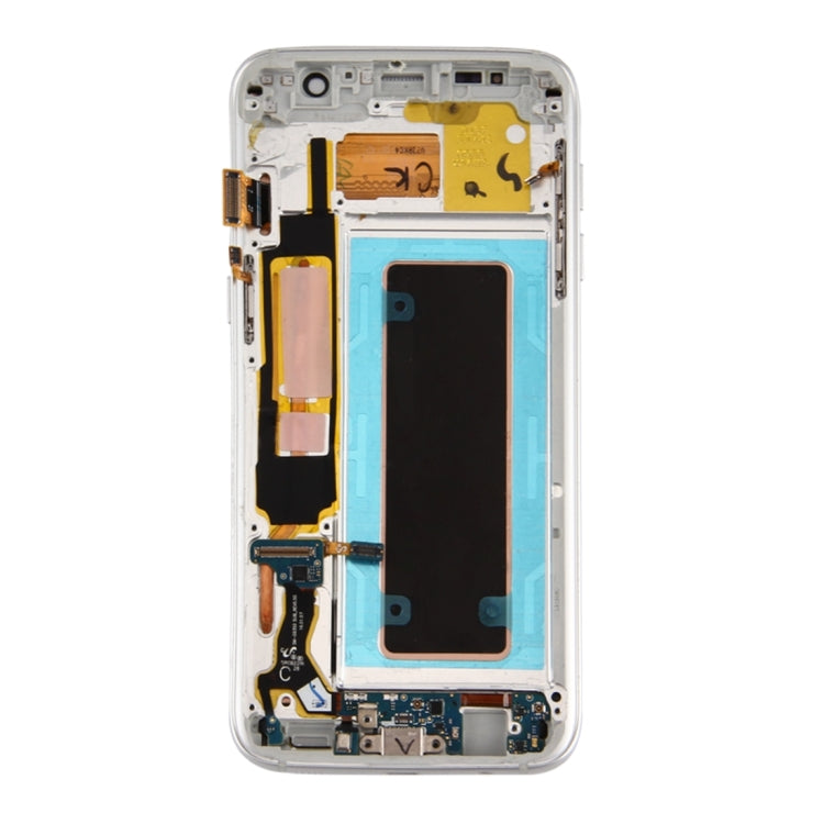 For Galaxy S7 Edge / G935A Original LCD Screen and Digitizer Full Assembly with Frame & Charging Port Board & Volume Button & Power Button