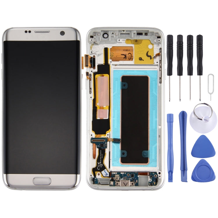 For Galaxy S7 Edge / G935A Original LCD Screen and Digitizer Full Assembly with Frame & Charging Port Board & Volume Button & Power Button, For Samsung Galaxy S7 Edge / G935A, For Galaxy S7 Edge / G935A (Frame), For Galaxy S7 Edge /G935A