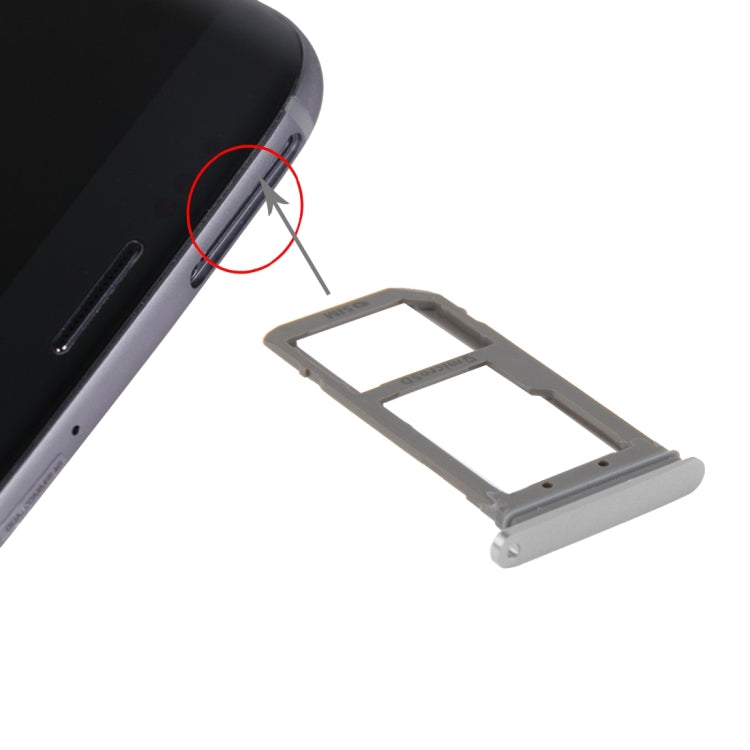 For Galaxy S7 Edge / G935 SIM Card Tray and Micro SD Card Tray, For Samsung Galaxy S7 Edge, For Galaxy S7 Edge, For Samsung Galaxy S7 Edge / G935