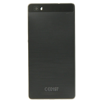 For Huawei P8 Lite Full Housing Cover (Front Housing LCD Frame Bezel Plate + Battery Back Cover), For Huawei P8 Lite(with Back Cover)