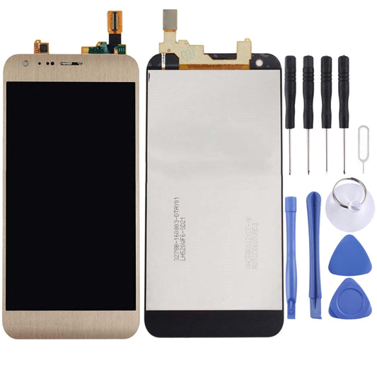for LG X Cam / K580 / K580I / K580Y LCD Screen and Digitizer Full Assembly, For X Cam / K580 / K580I / K580Y Gold, For X Cam / K580 / K580I / K580Y