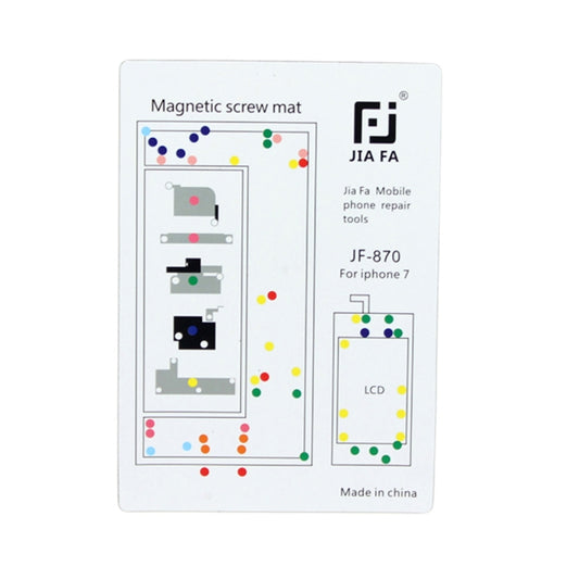 JIAFA Magnetic Screws Mat for iPhone 7, For 7