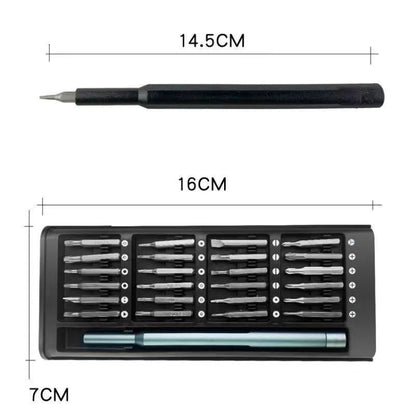 25 in 1 Screwdriver Set Magnetic Repair Tools, Plastic Handle