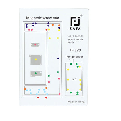 JIAFA Magnetic Screws Mat for iPhone 6s , For 6s