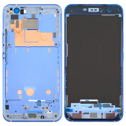 Front Housing LCD Frame Bezel Plate for HTC U11, For U11 (Red), For U11(Dark Blue), For U11, For U11 Front Black