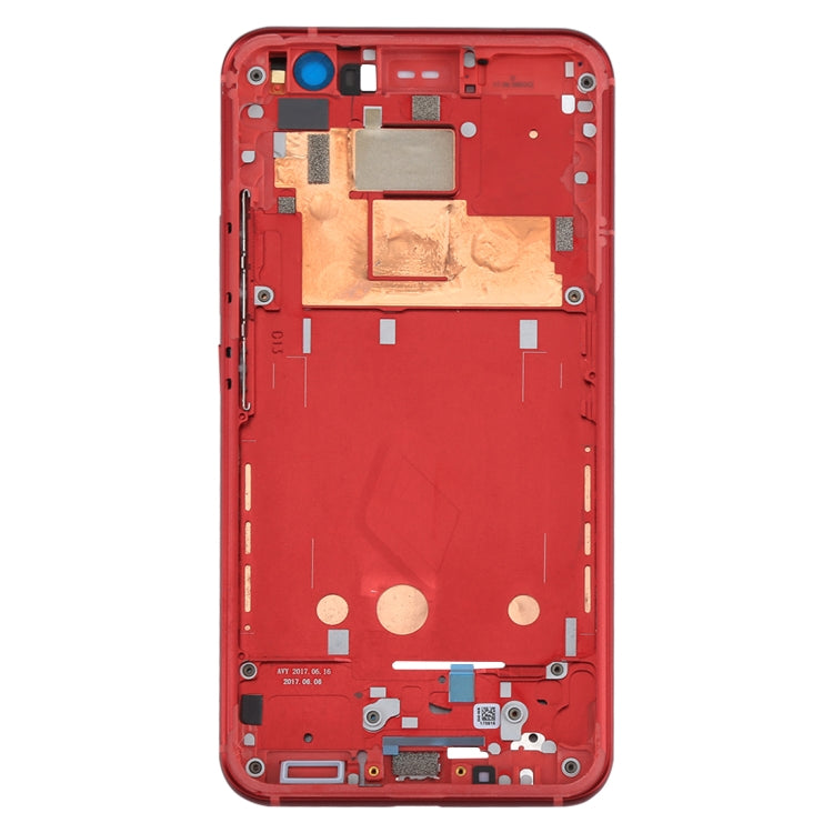 Front Housing LCD Frame Bezel Plate for HTC U11, For U11 (Red), For U11(Dark Blue), For U11, For U11 Front Black