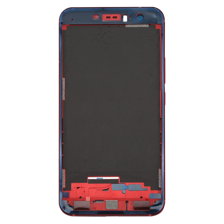Front Housing LCD Frame Bezel Plate for HTC U11, For U11 (Red), For U11(Dark Blue), For U11, For U11 Front Black