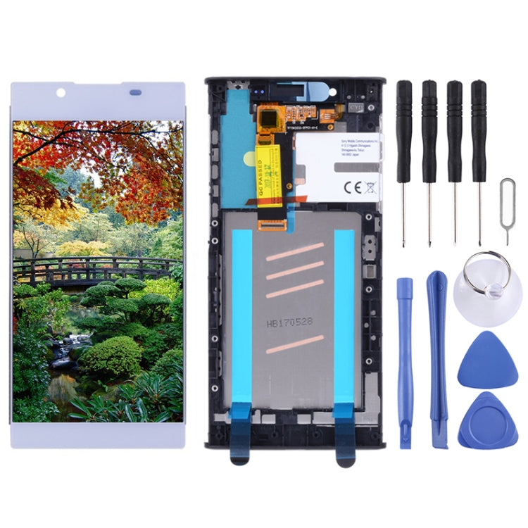LCD Screen and Digitizer Full Assembly with Frame for Sony Xperia L1 G3311 G3312 G3313, For Xperia L1 OEM, Xperia L1, For Xperia L1