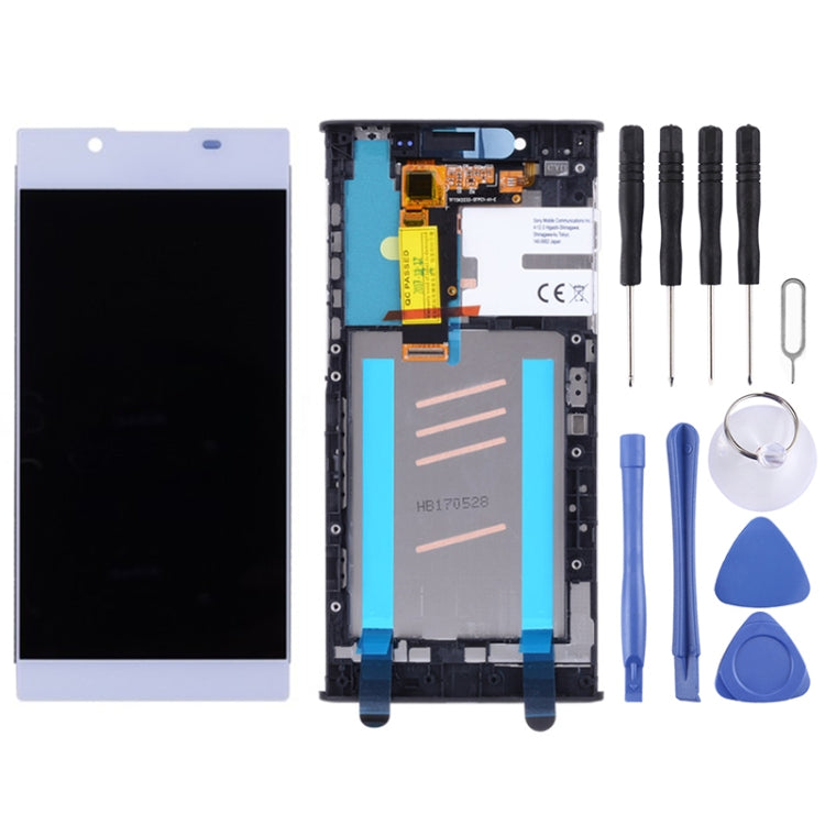 LCD Screen and Digitizer Full Assembly with Frame for Sony Xperia L1 G3311 G3312 G3313, For Xperia L1