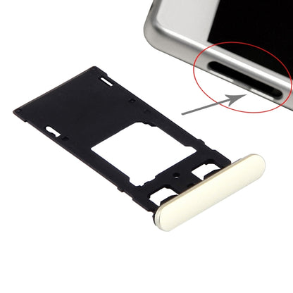 SIM Card Tray + Micro SD / SIM Card Tray + Card Slot Port Dust Plug for Sony Xperia X (Dual SIM Version), For Xperia X Dual SIM, For Xperia X Dual SIM Rose, For Xperia X Dual SIM White