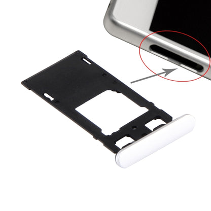 SIM Card Tray + Micro SD / SIM Card Tray + Card Slot Port Dust Plug for Sony Xperia X (Dual SIM Version), For Xperia X Dual SIM Rose, For Xperia X Dual SIM White, For Xperia X Dual SIM
