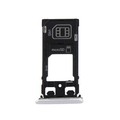 SIM Card Tray + Micro SD / SIM Card Tray + Card Slot Port Dust Plug for Sony Xperia X (Dual SIM Version), For Xperia X Dual SIM White, For Xperia X Dual SIM, For Xperia X Dual SIM Rose
