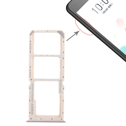 For OPPO A5 / A3s 2 x SIM Card Tray + Micro SD Card Tray, For OPPO A5