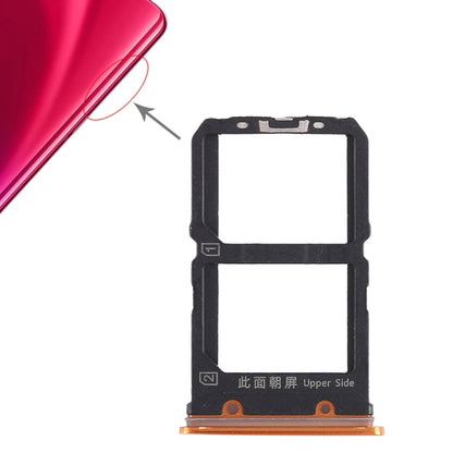 For Vivo X23 2 x SIM Card Tray, For Vivo X23, Vivo X23(Orange), Vivo X23(Rose Red)